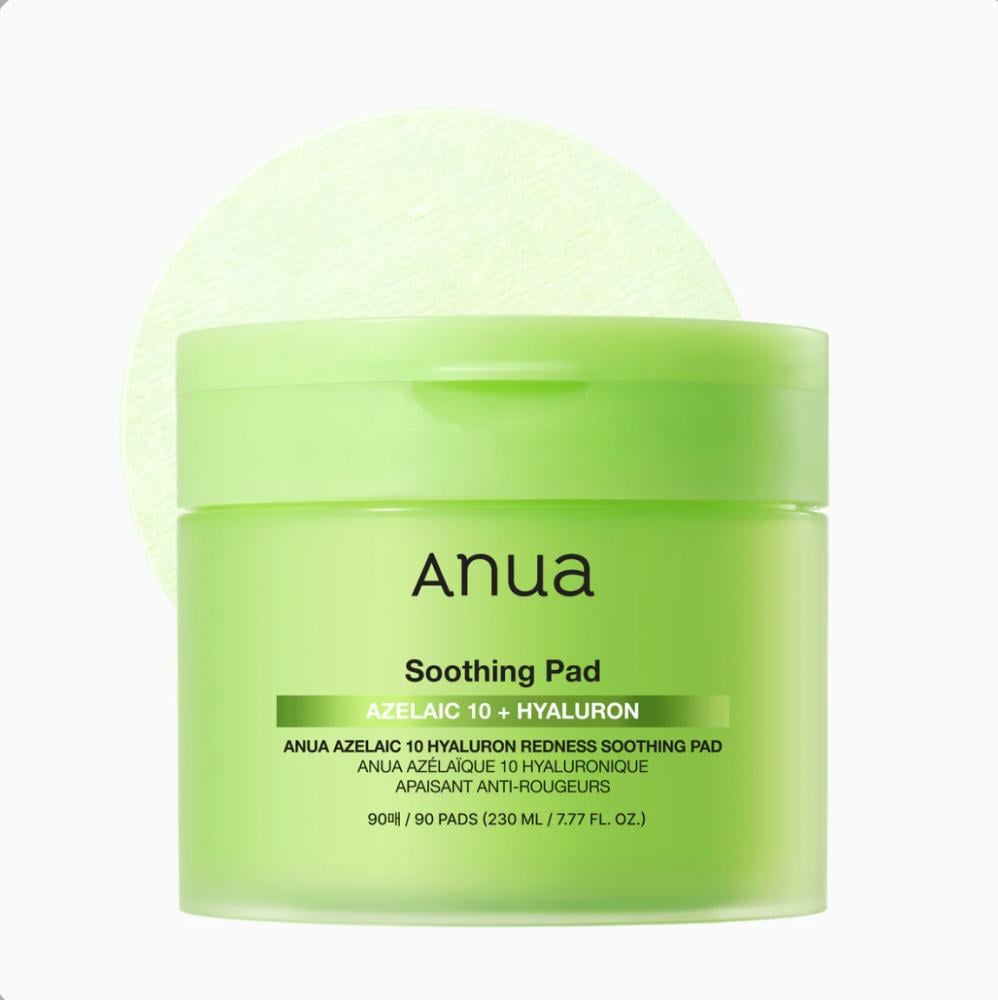 ANUA AZELAIC 10 HYALURON REDNESS SOOTHING PAD 230ml (90EA)_EU - هينزاديم
