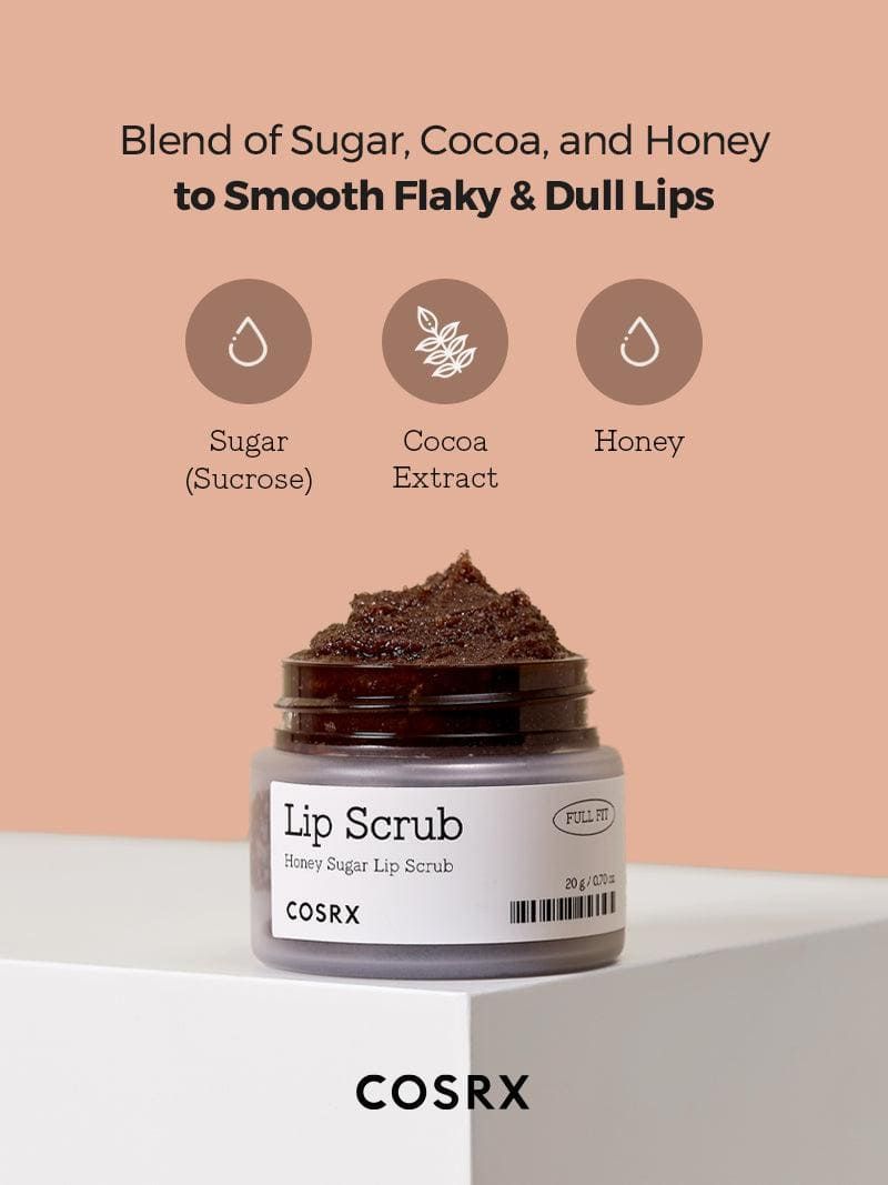 COSRX Fulll Fit Honey Sugar Lip Scrub- 20g - هينزاديم