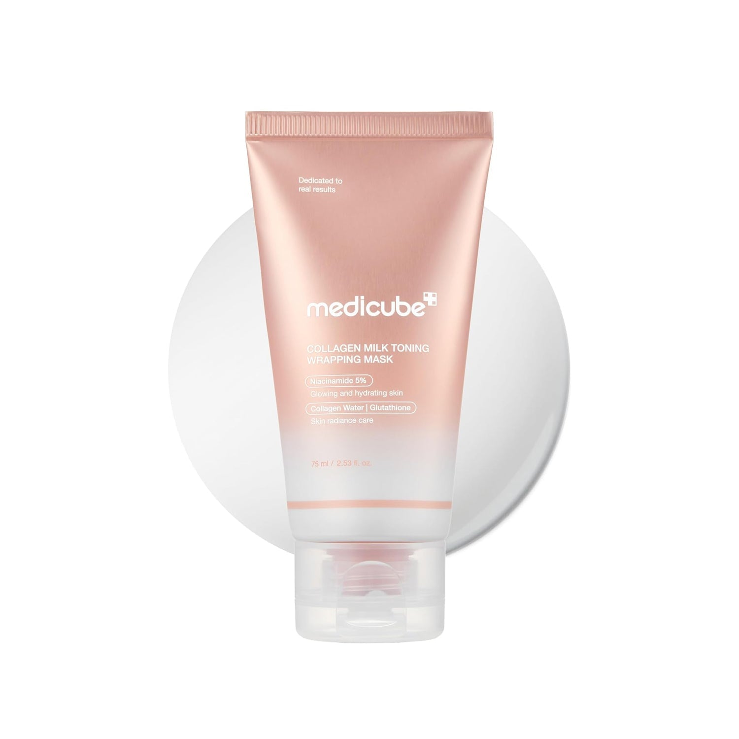 MEDICUBE COLLAGEN MILK TONING WRAPPING MASK 75ml - هينزاديم