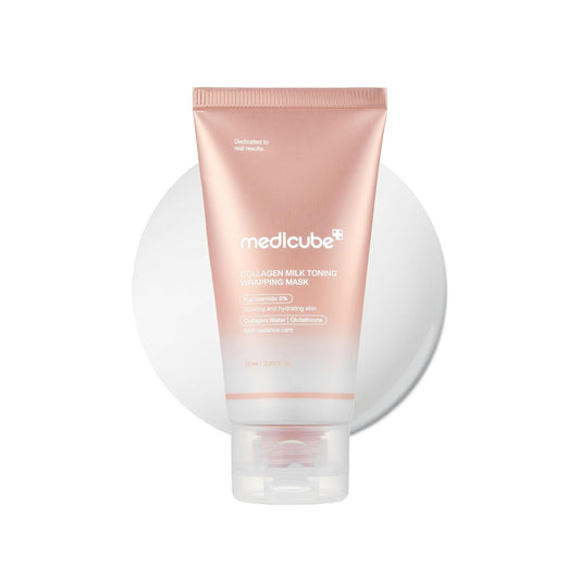 MEDICUBE COLLAGEN MILK TONING WRAPPING MASK 75ml - هينزاديم