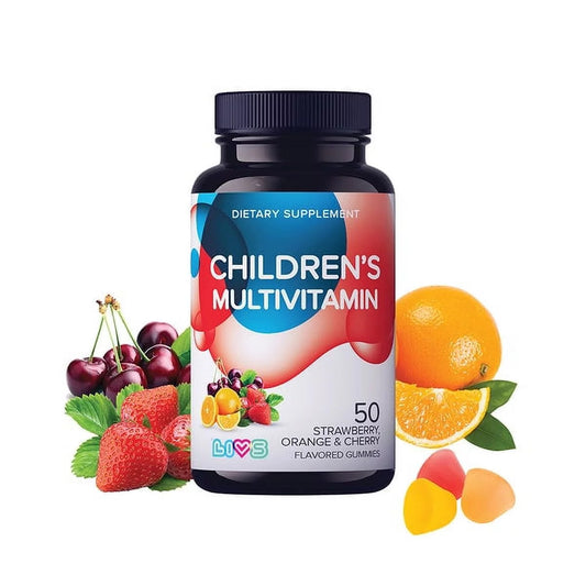 LIVS Children's Multivitamin Dietary Supplement, 50 Gummies