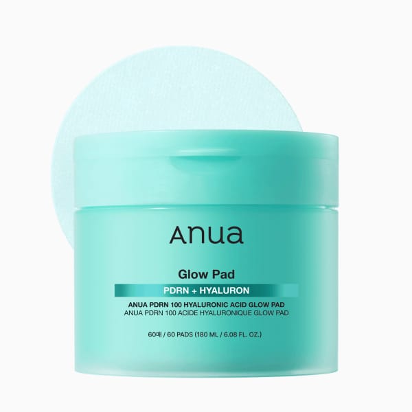 ANUA PDRN 100 HYALURONIC ACID GLOW PAD 180ml (60EA) - هينزاديم