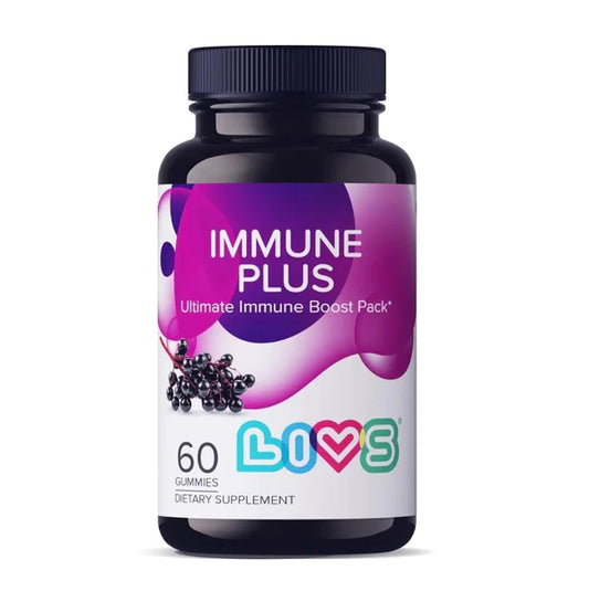 Livs Immune Plus Elderberry Flavor 60 Gummies