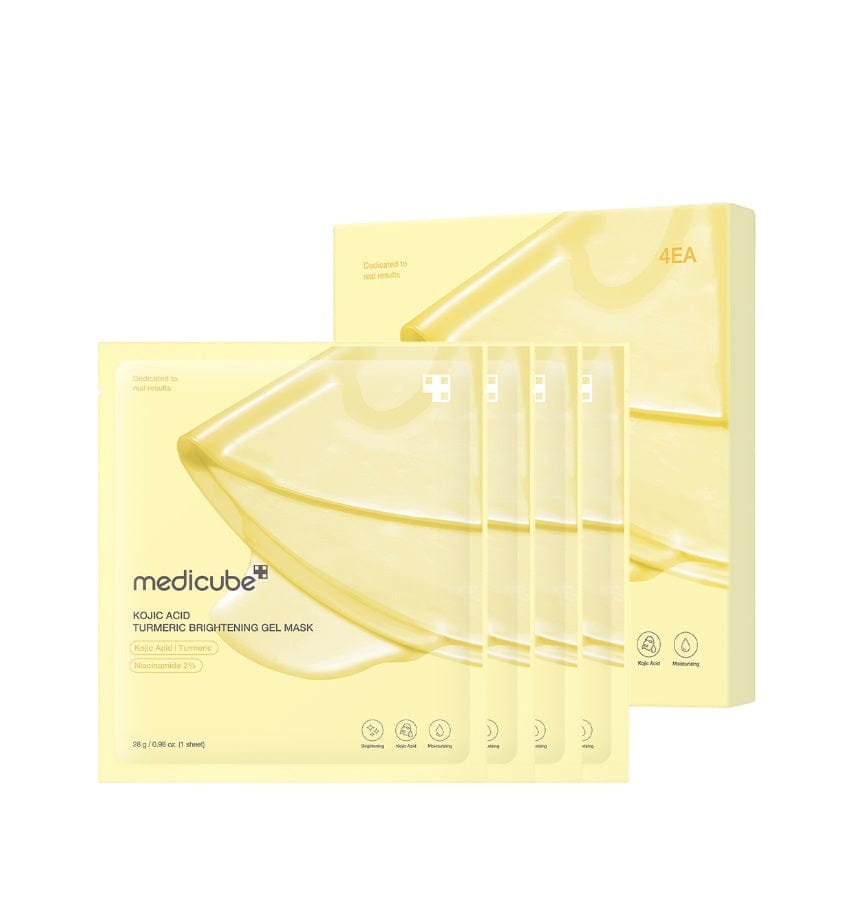 Medicube Kojic Acid Turmeric Brightening Gel Mask (4Ea)
