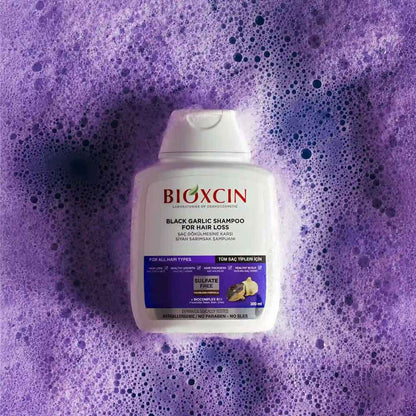 BIOXCIN Black Garlic Shampoo For All Hair Types 300ML