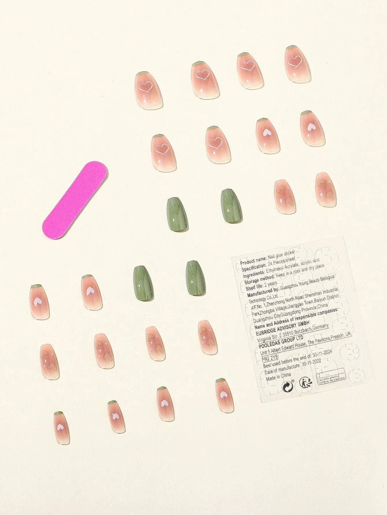 Long Nails-24 pcs