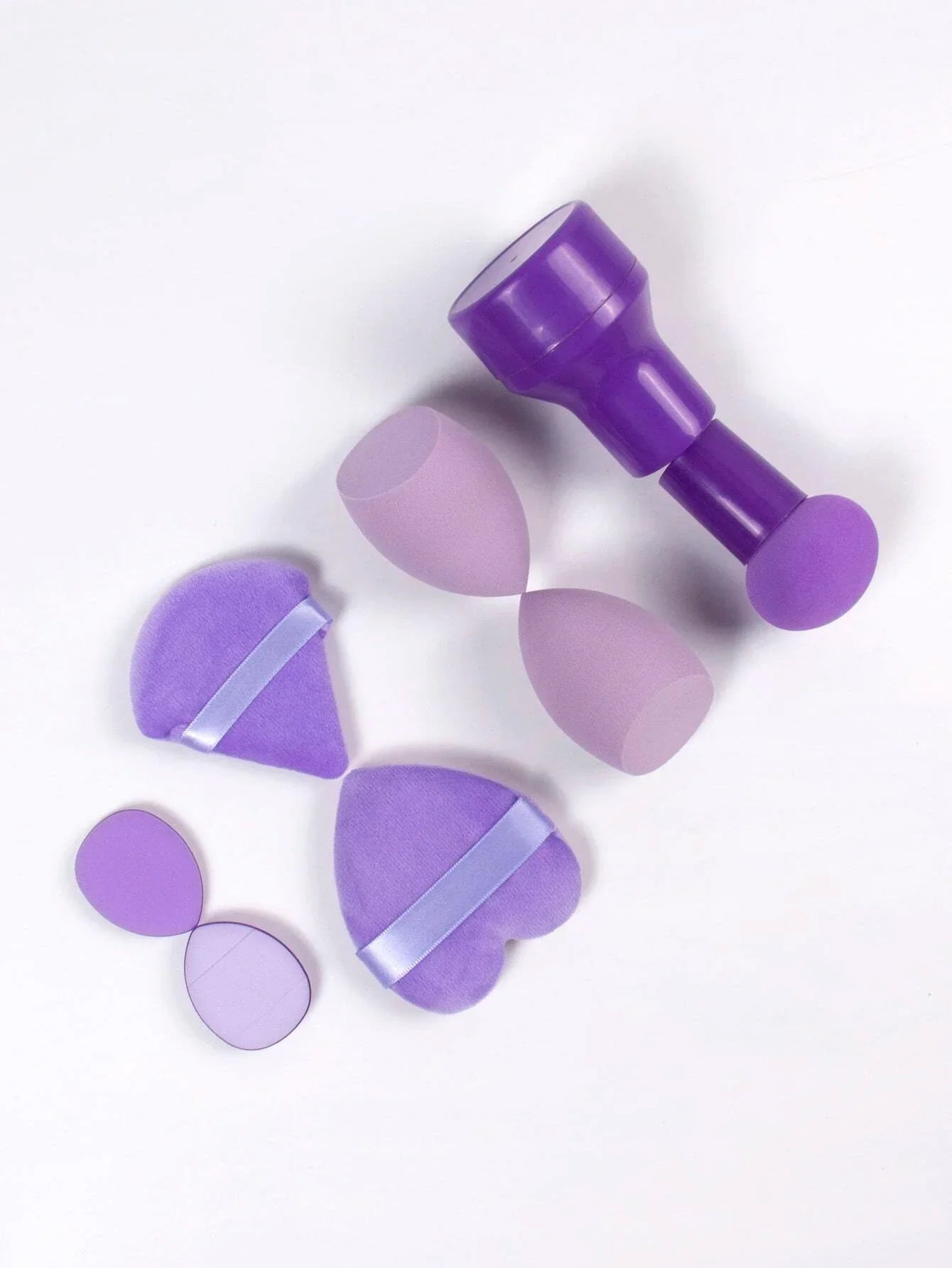 Set of 7 pieces makeup sponge