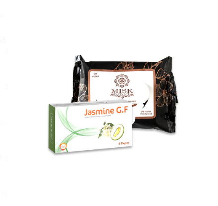 Jasmine G.F + Misk Wipes Pack