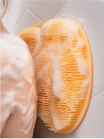 Silicone bath loofah